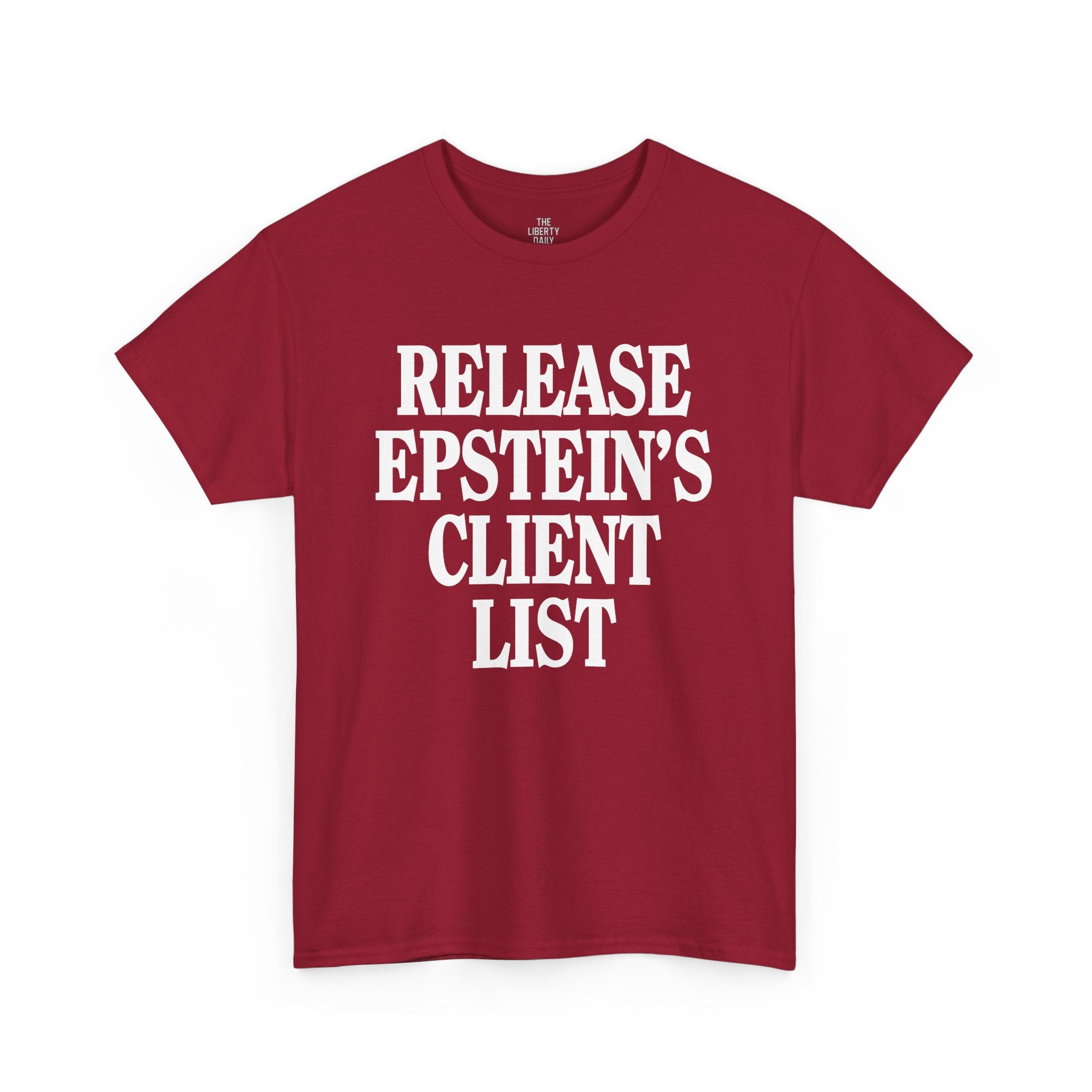 Release Epstein's Client List Shirt