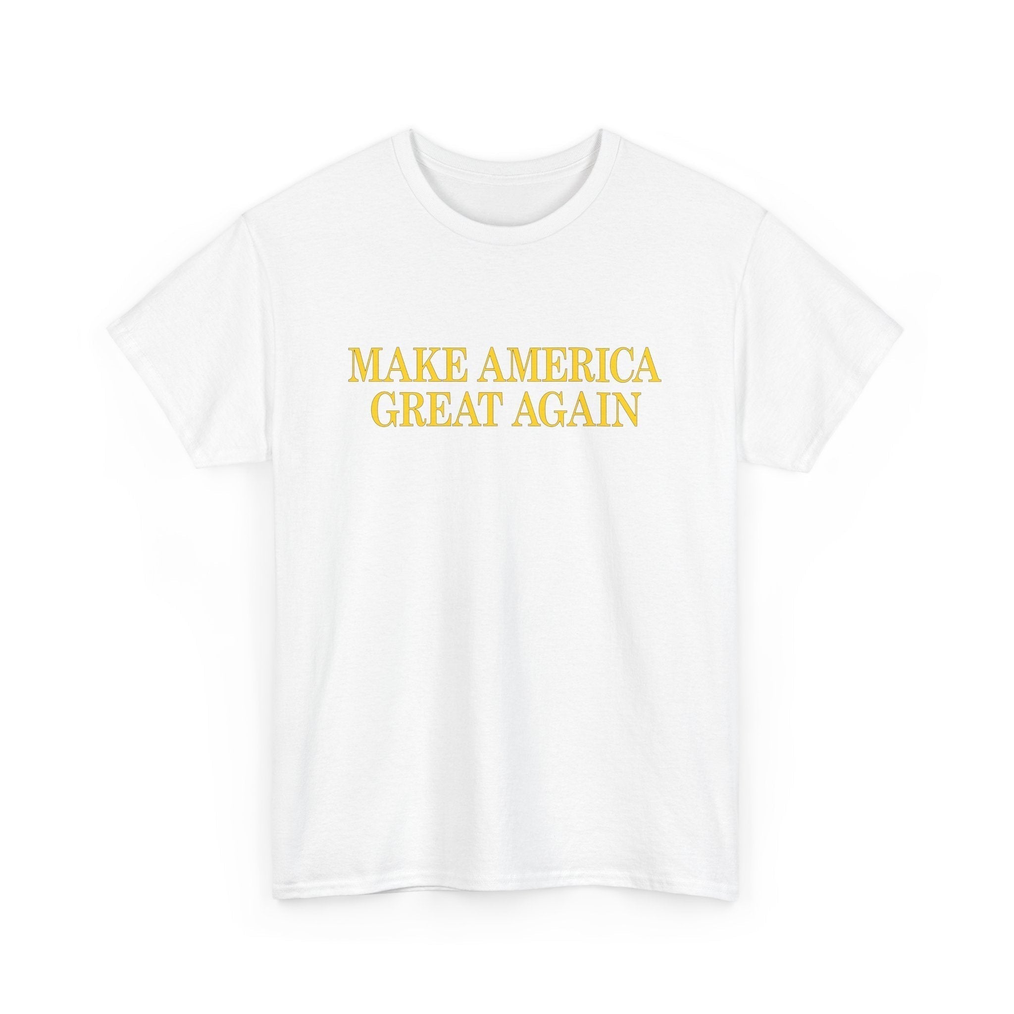 MAGA T-Shirt White/Gold