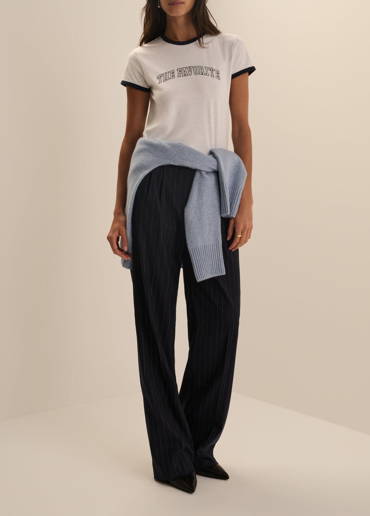 THE CROPPED FAVORITE RINGER TEE