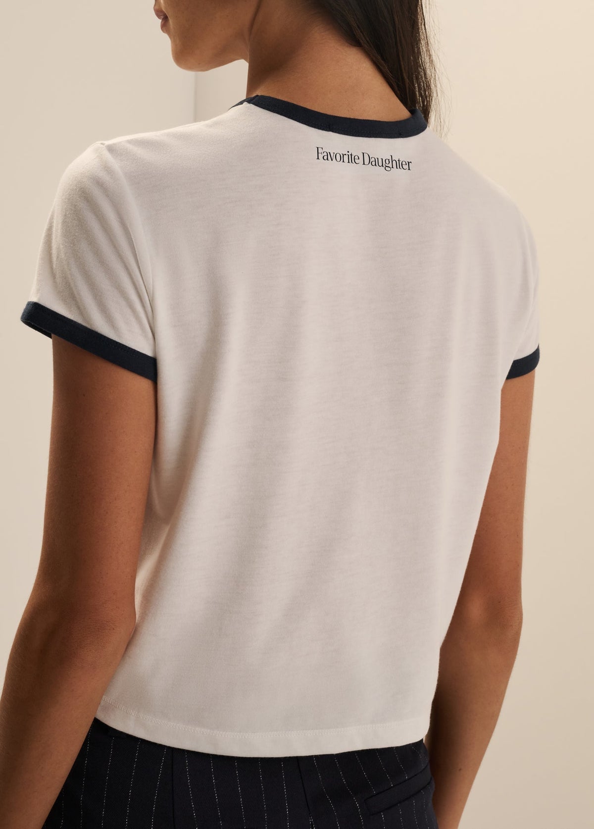 THE CROPPED FAVORITE RINGER TEE
