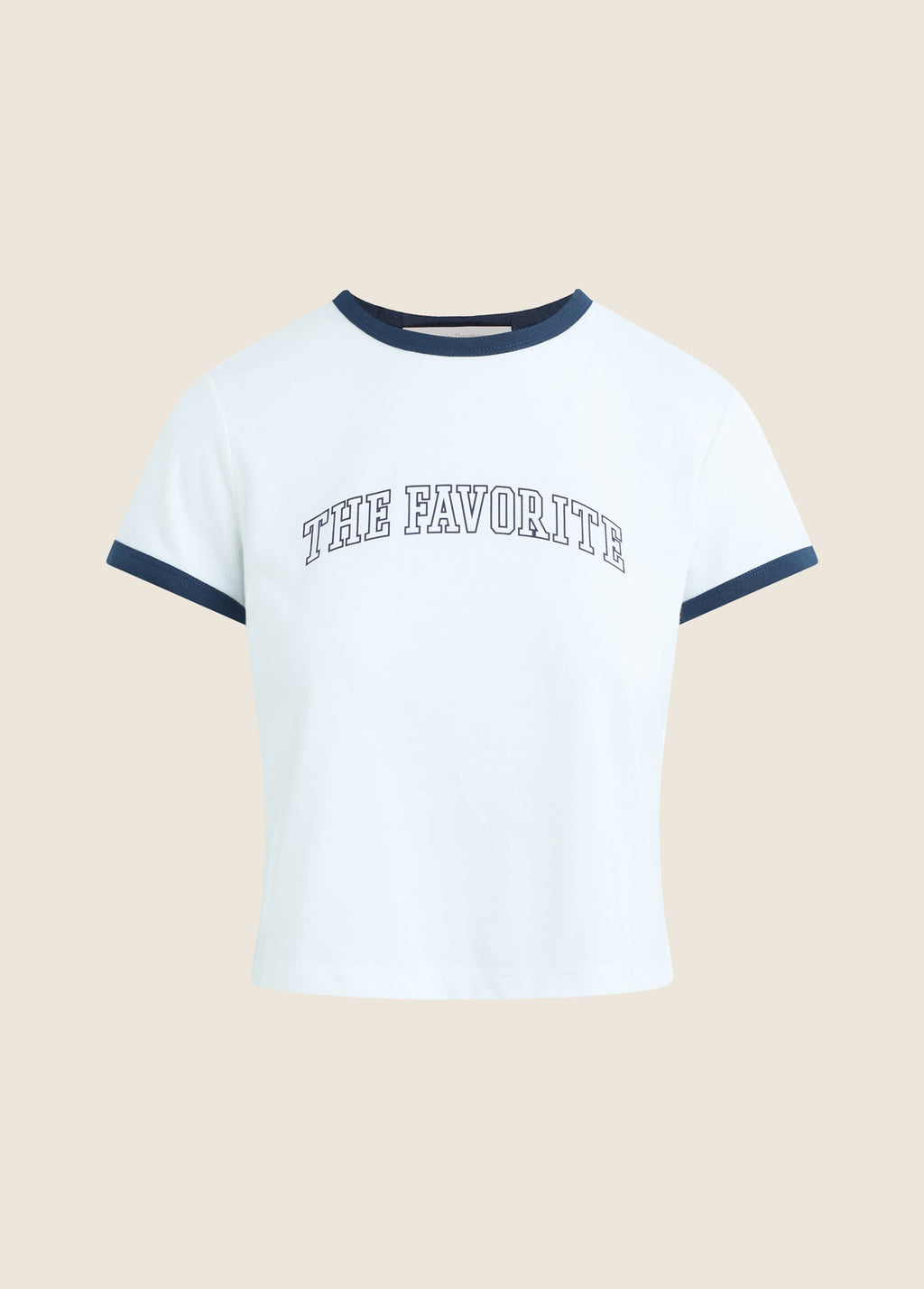 THE CROPPED FAVORITE RINGER TEE