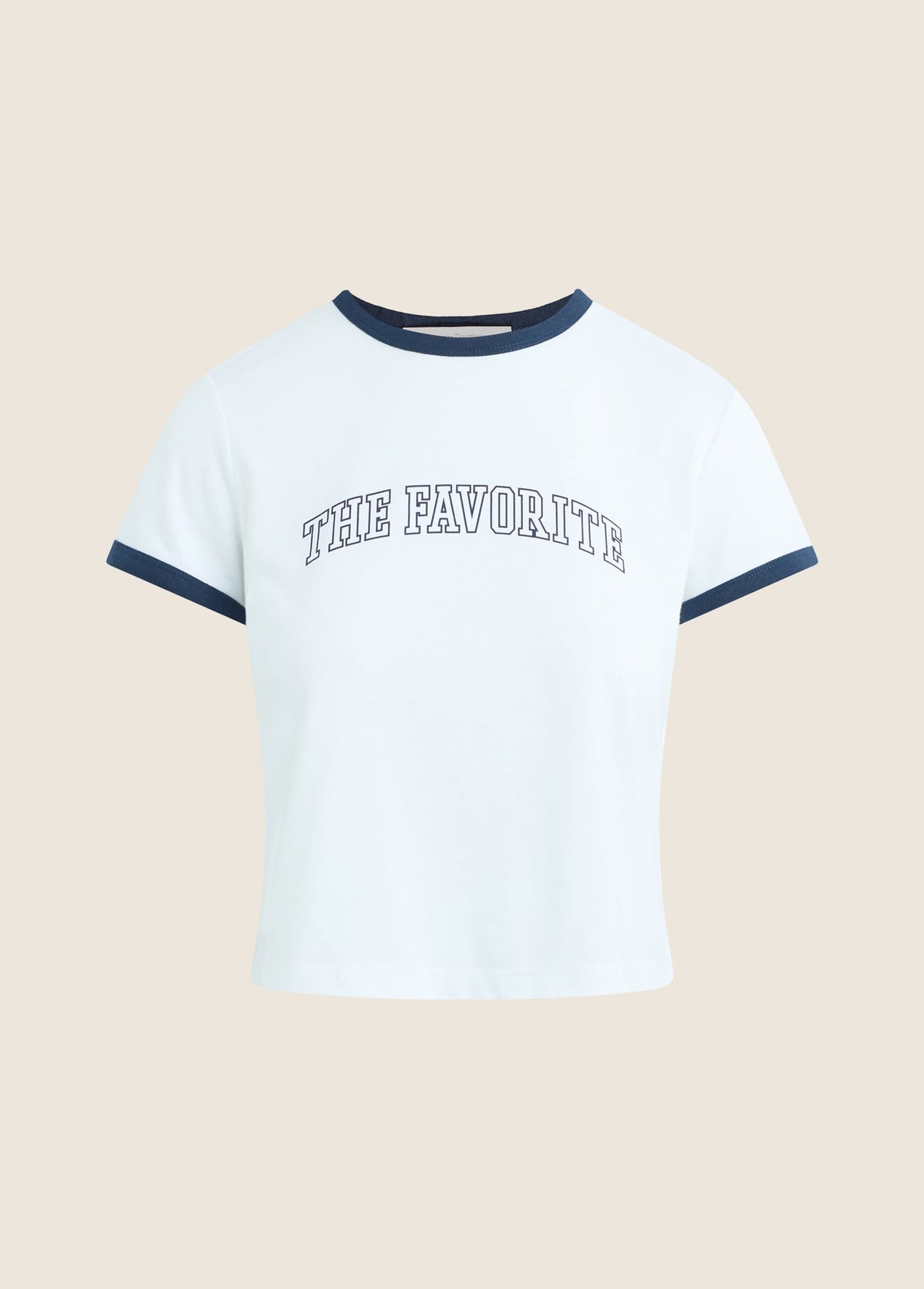 THE CROPPED FAVORITE RINGER TEE
