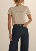 THE CROPPED SIGNATURE TEE