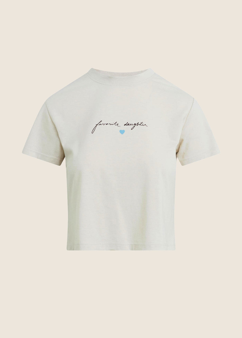 THE CROPPED SIGNATURE TEE