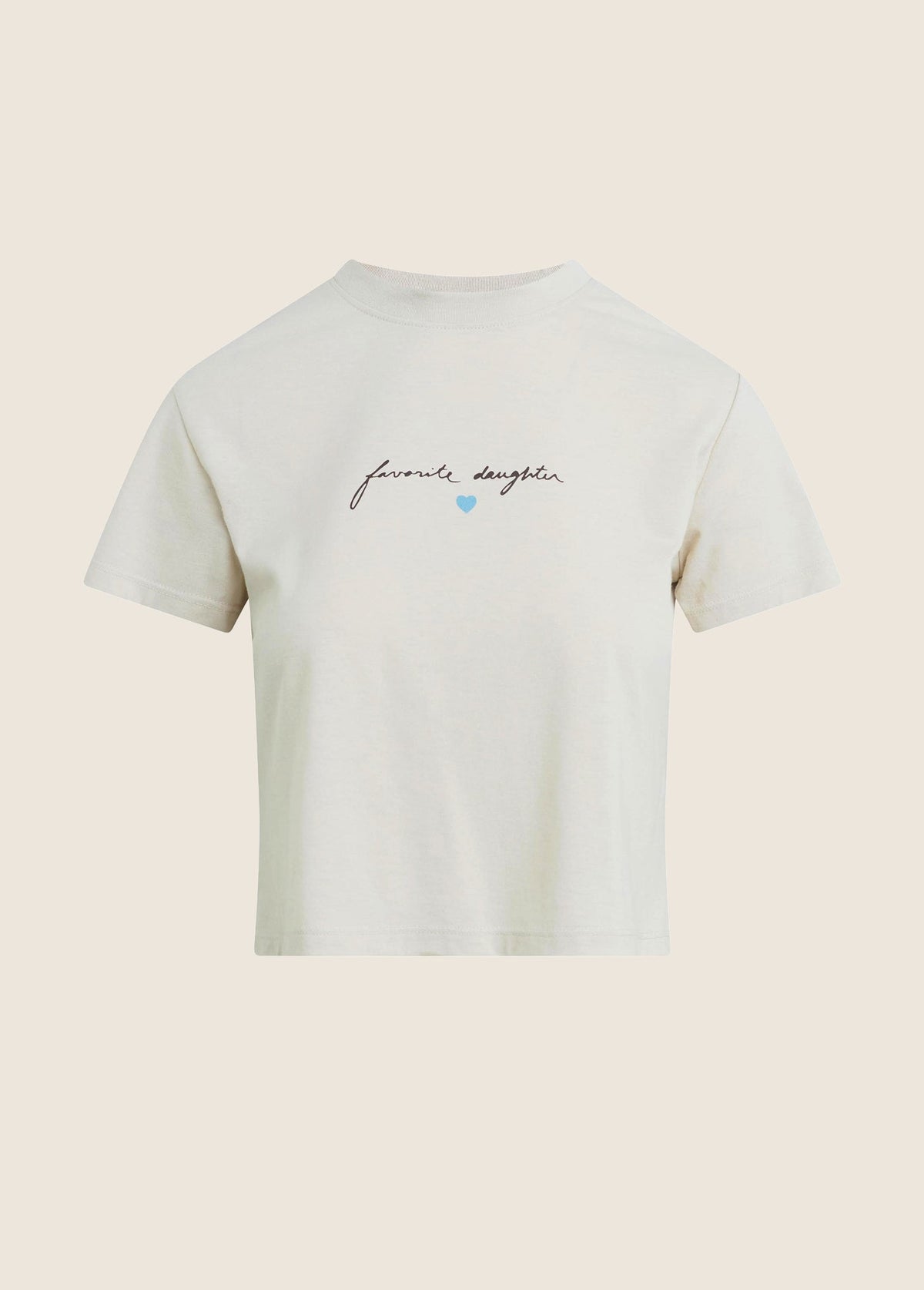 THE CROPPED SIGNATURE TEE