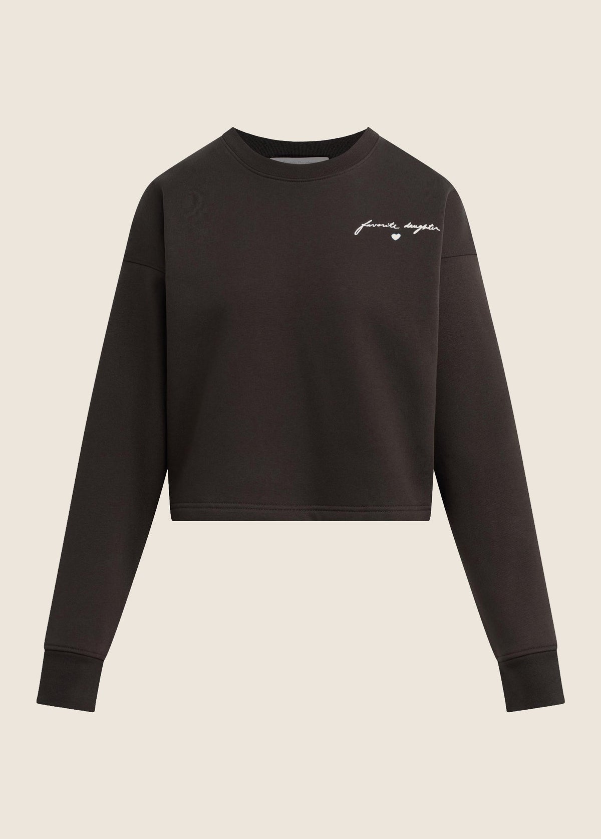 THE CROPPED SIGNATURE SWEATSHIRT