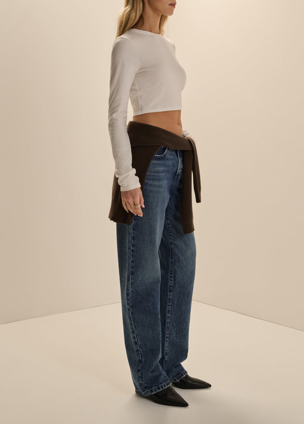 THE LONG SLEEVE LAURA CROP TOP