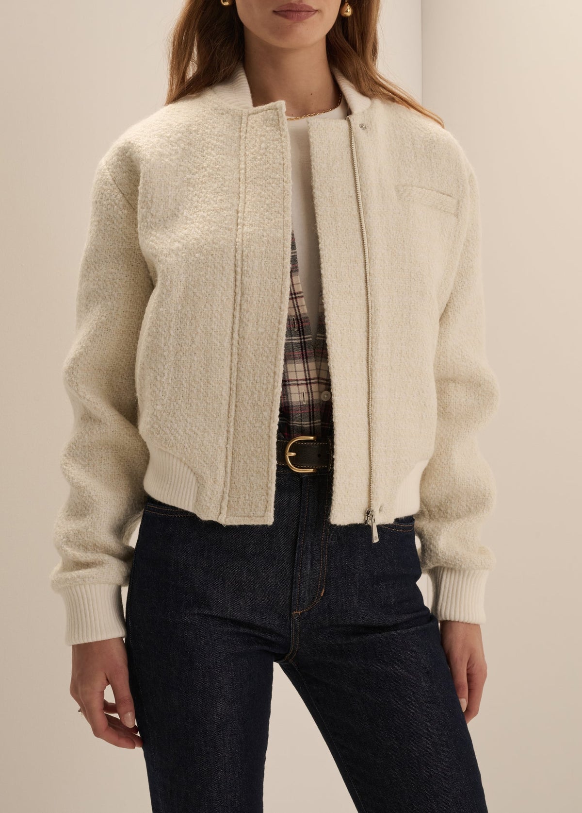 THE BOUCLE STUDIO BOMBER