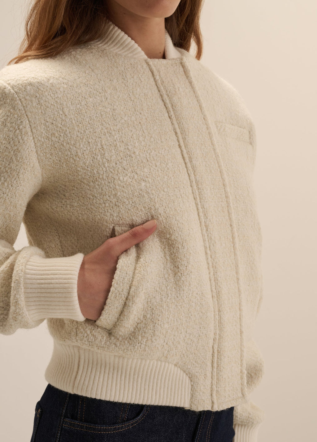 THE BOUCLE STUDIO BOMBER