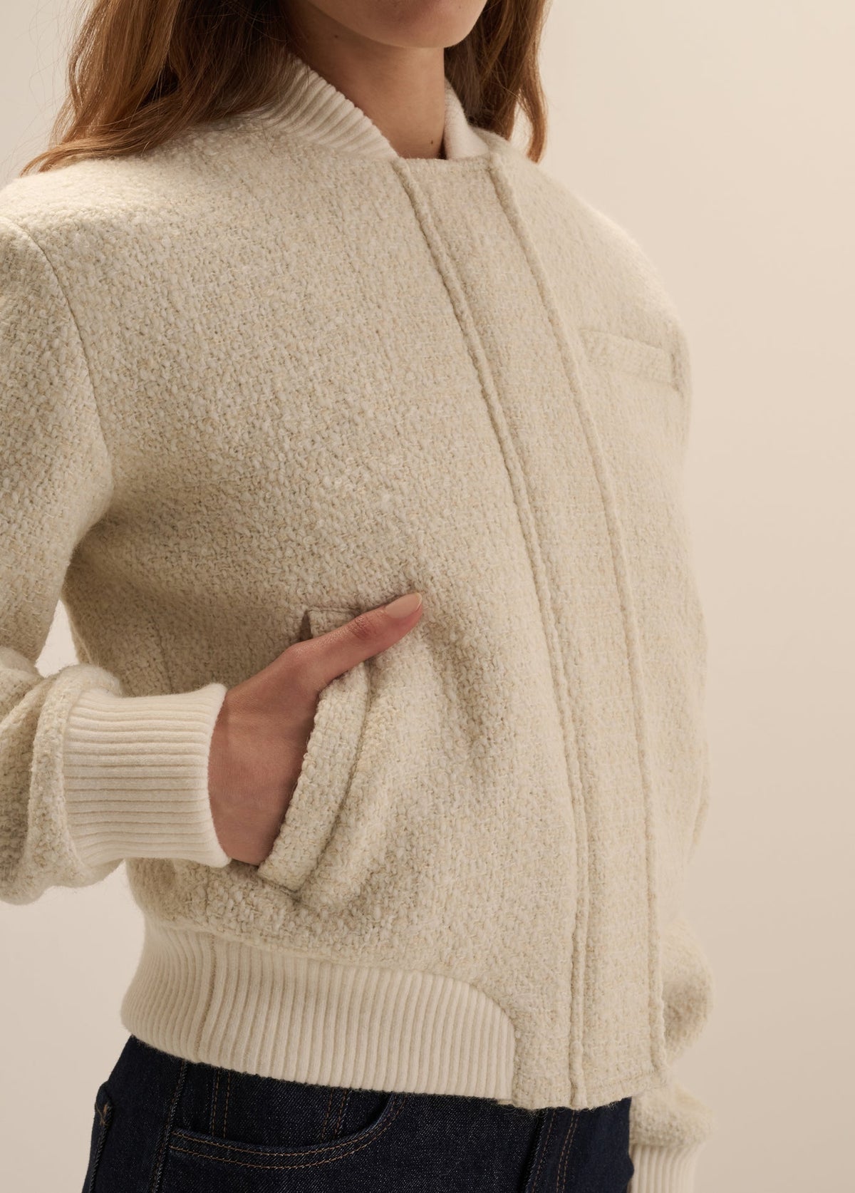 THE BOUCLE STUDIO BOMBER