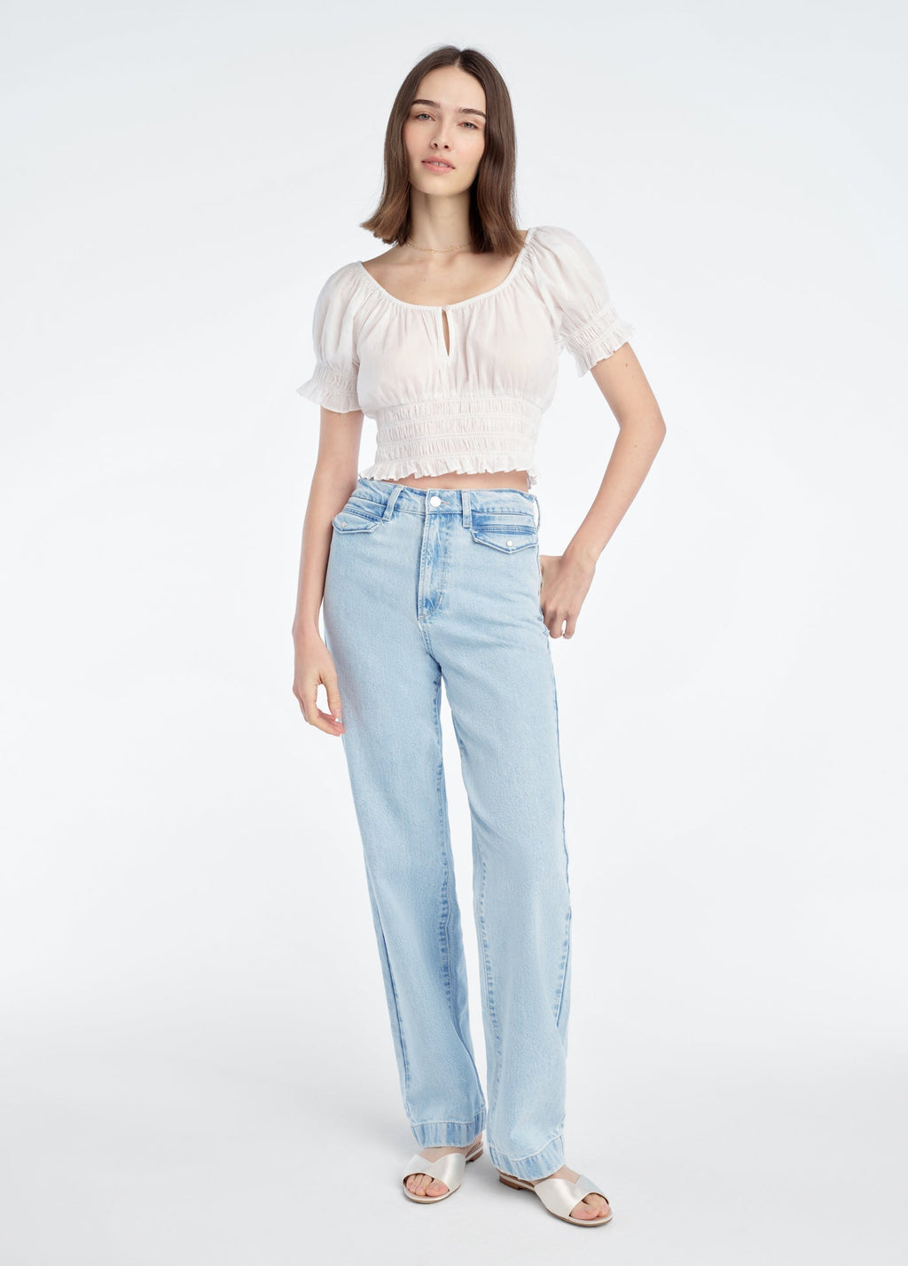 THE KELLY HIGH RISE STRAIGHT TROUSER