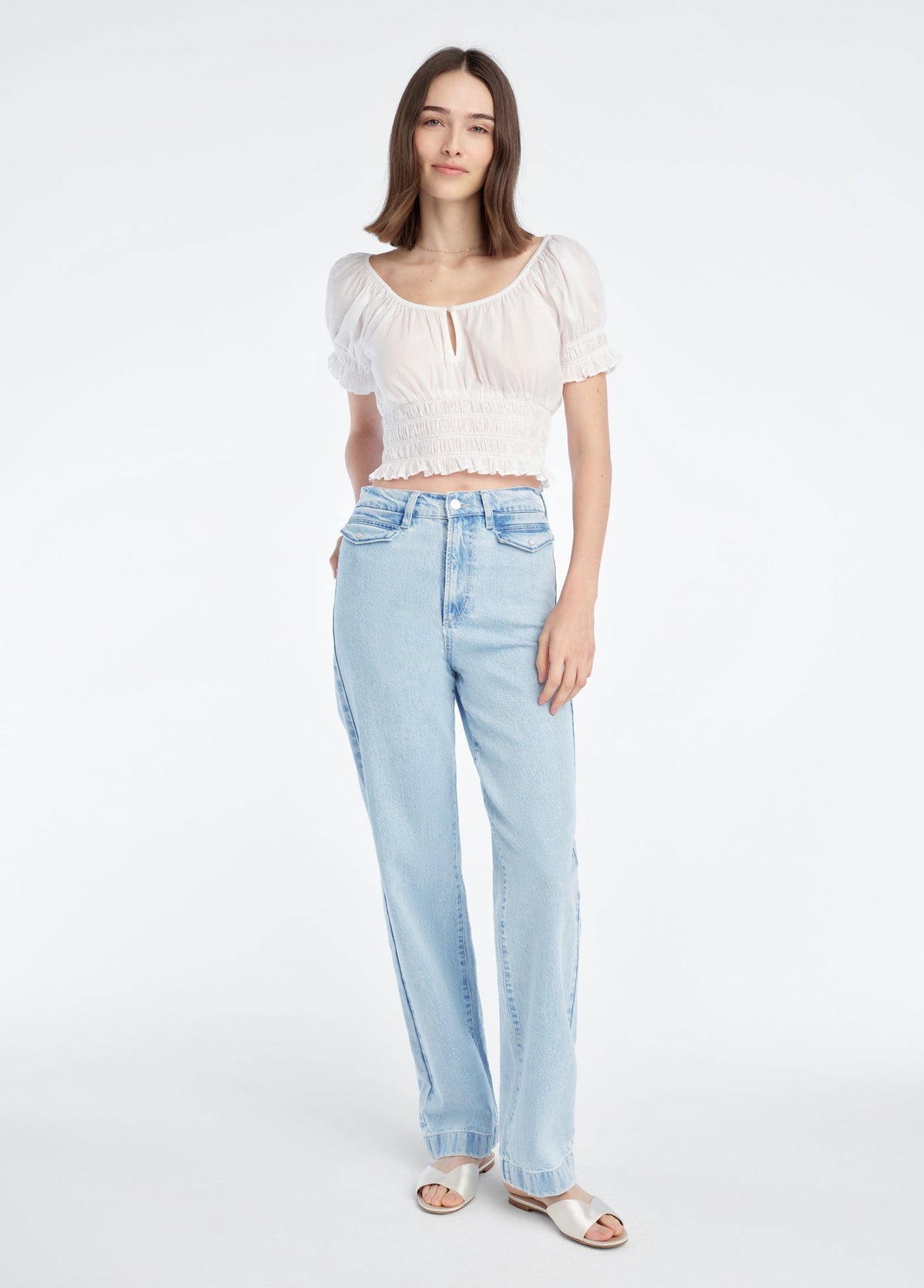 THE KELLY HIGH RISE STRAIGHT TROUSER