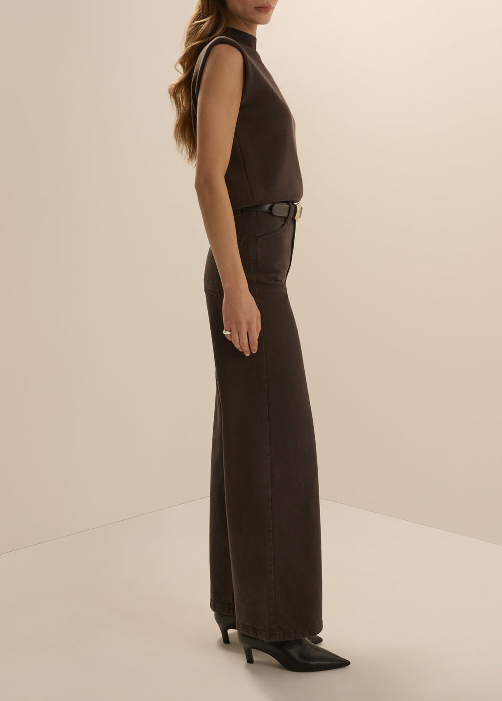 THE MISCHA SUPER HIGH RISE WIDE LEG ANKLE