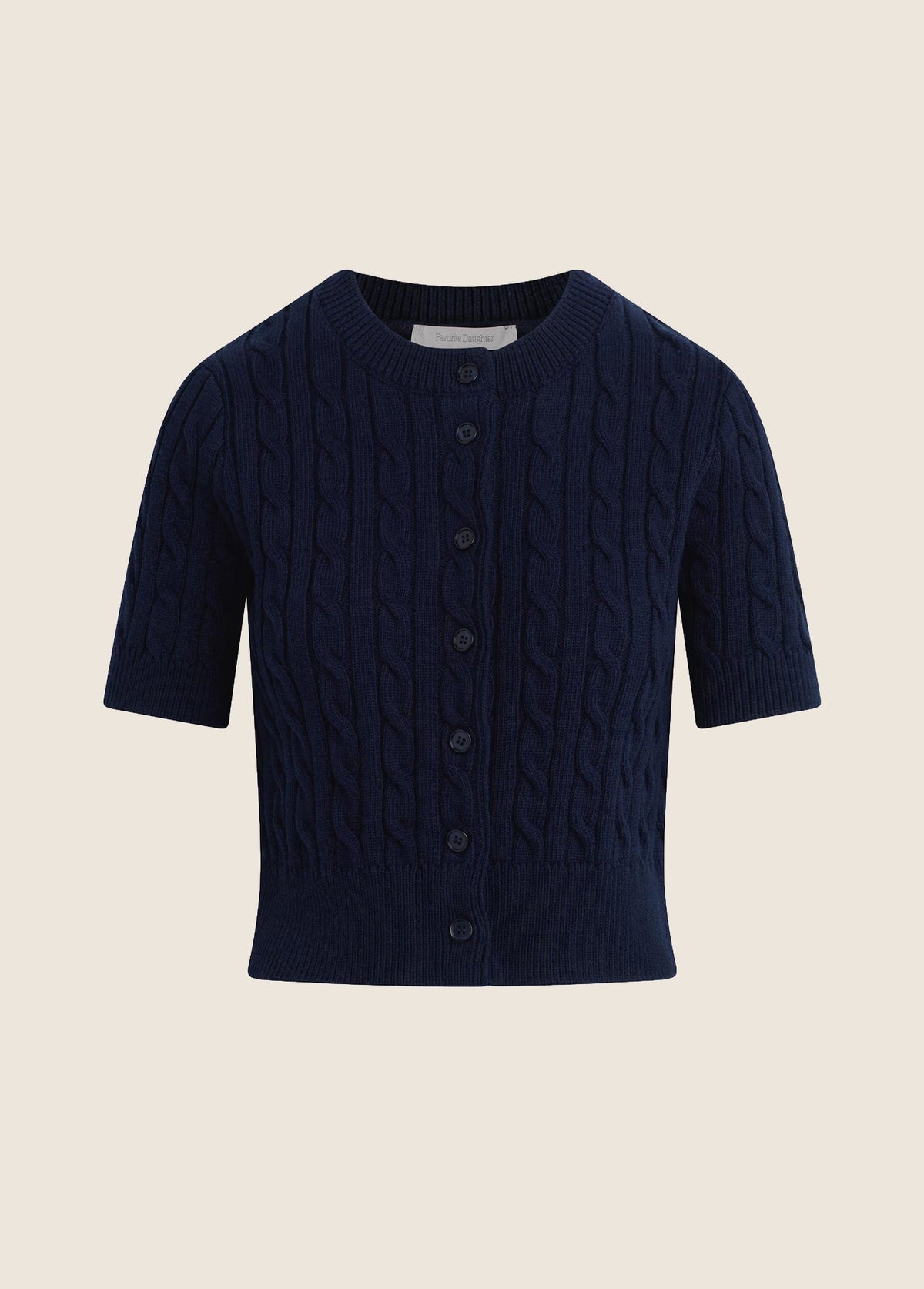 THE CAFE CABLE CARDIGAN