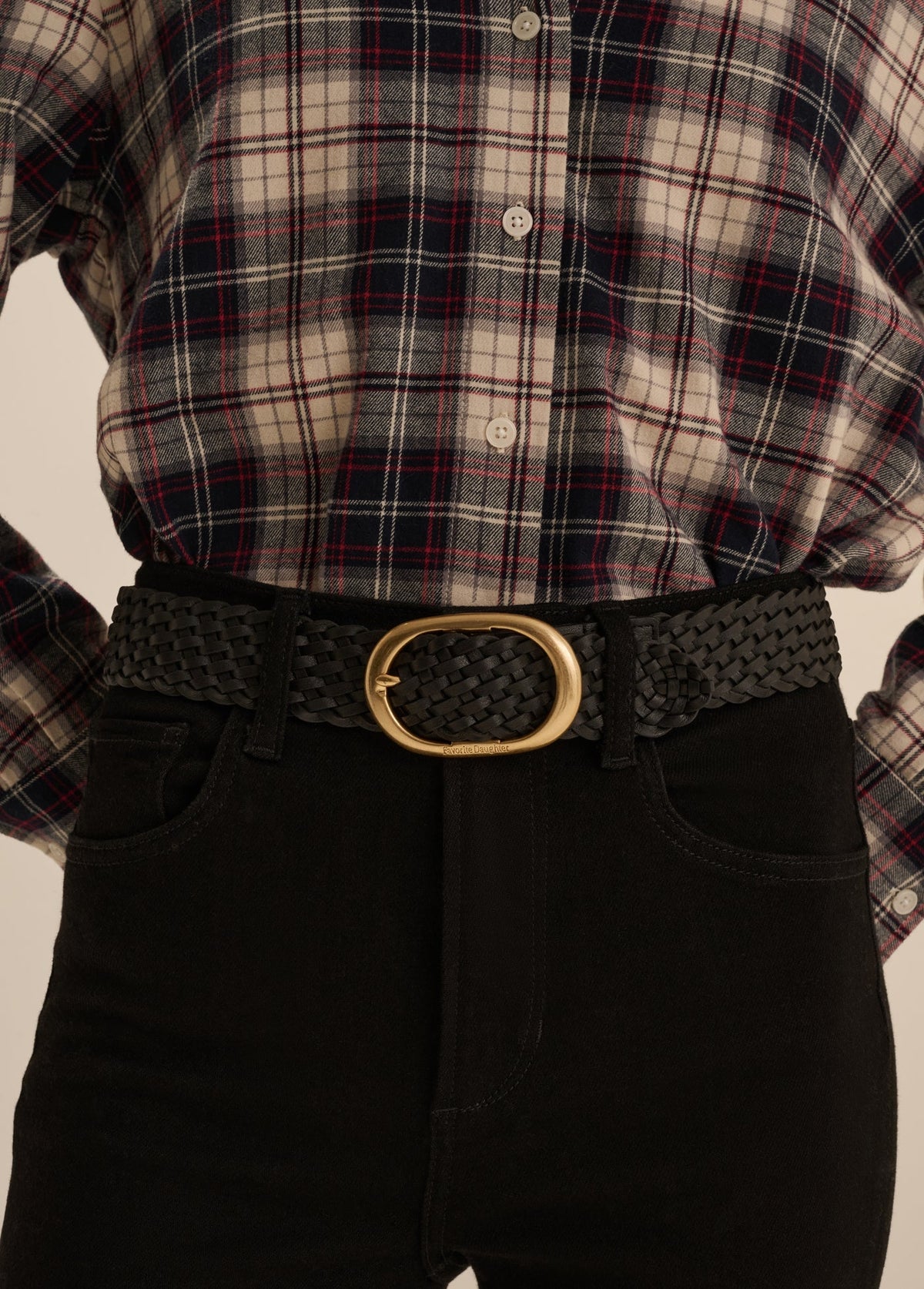 THE WOVEN JEAN BELT